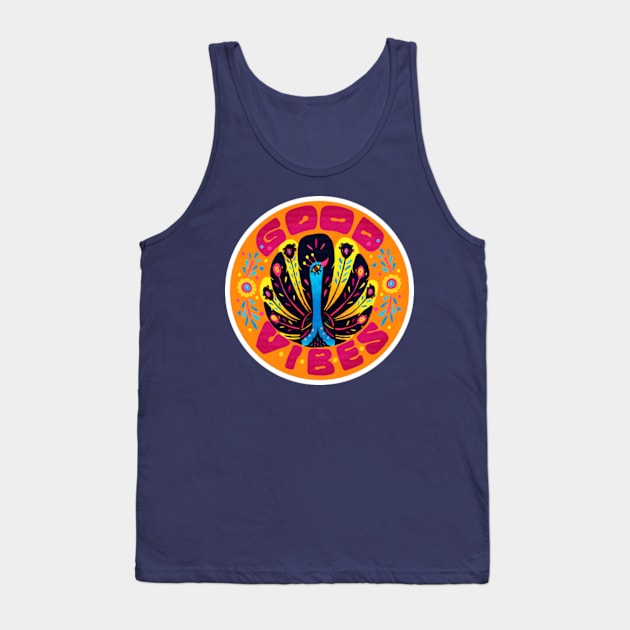 Good Vibes Tank Top by Inkbyte Studios